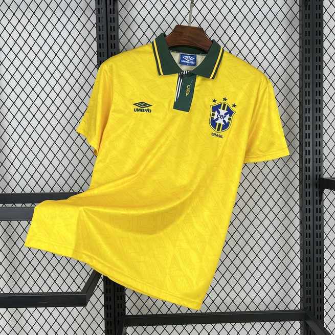 Maillot de football Brésil — 1991 1993 · Domicile · Rétro