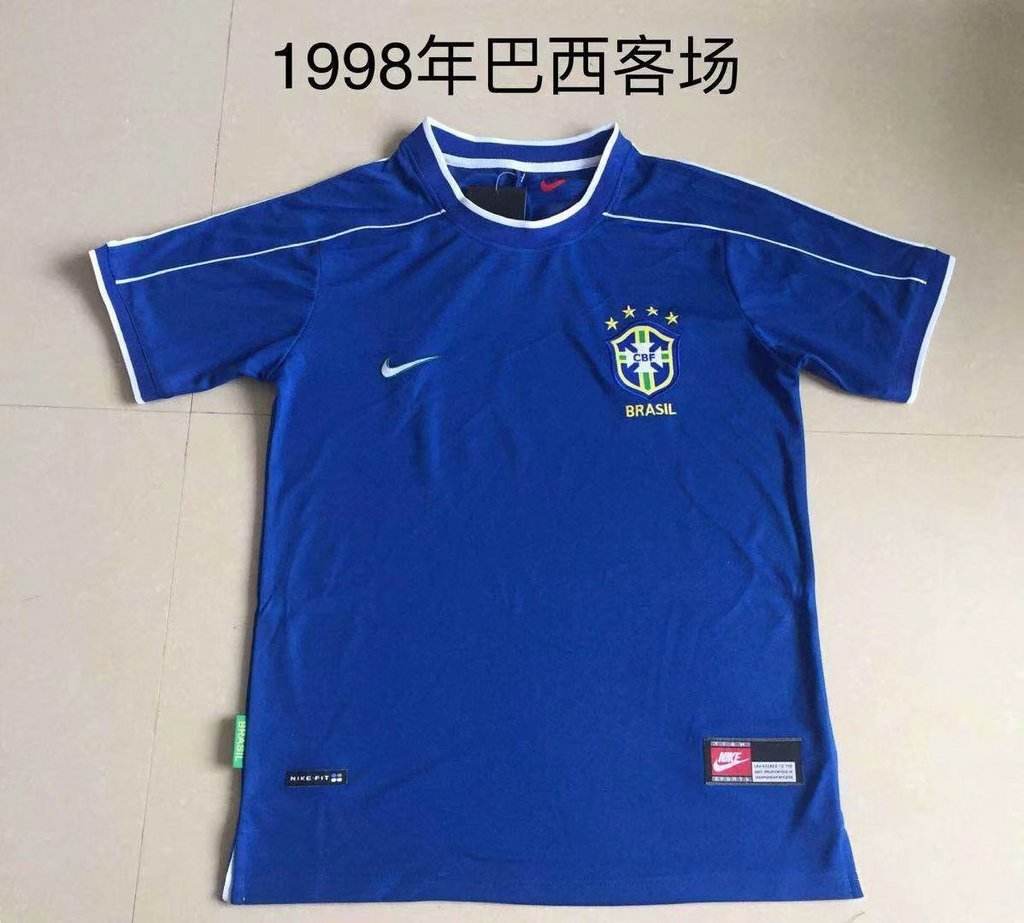 1998 Brazil away blue