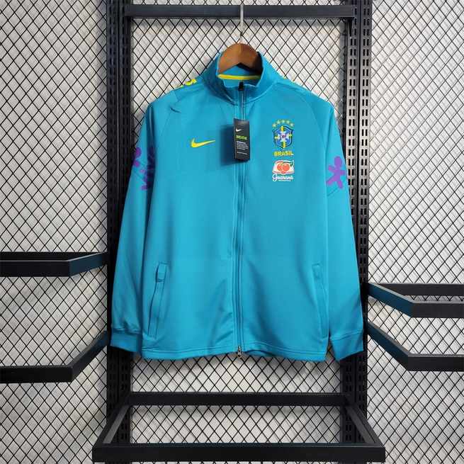 2022 Brazil Sky Blue Jacket