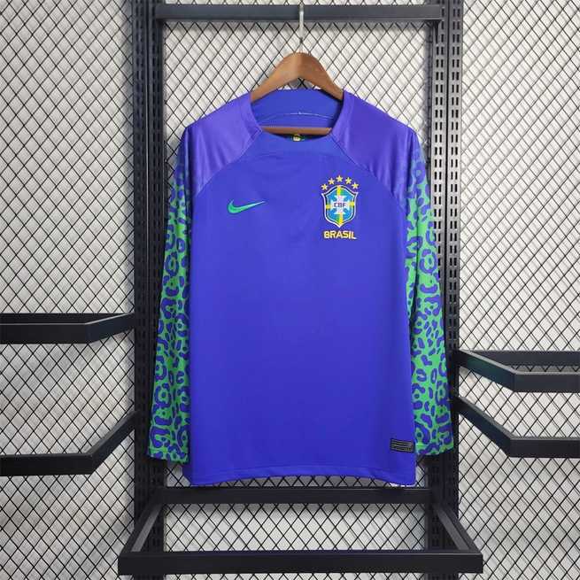2022 Brazil away long sleeves