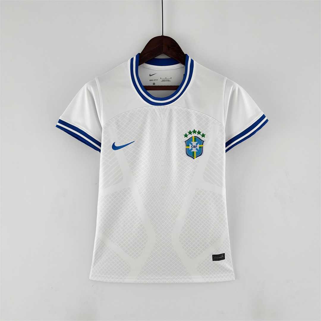 2022 Brazil concept white woman