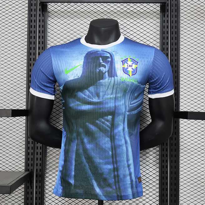 2024 Brazil Blue Special Player version Jersey