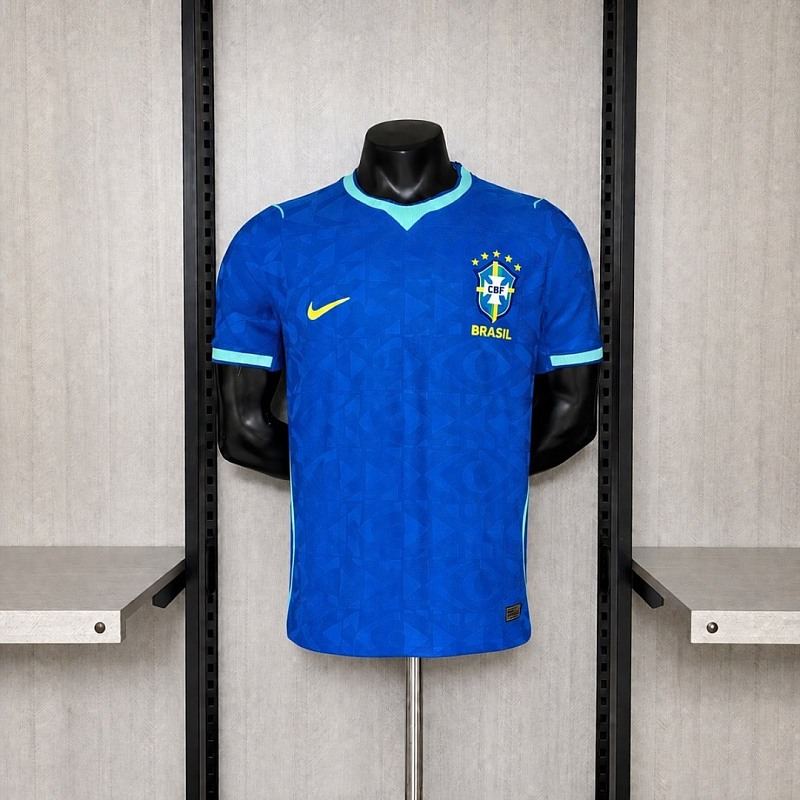 Maillot de football Brésil bleu — 2026 · Version joueur · tailles S–XXL