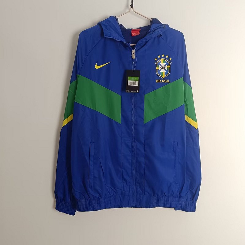 25-26 Brazil blue windbreaker