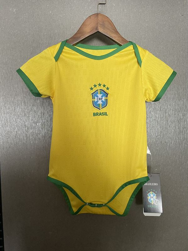 25-26 Brazil home baby Jersey