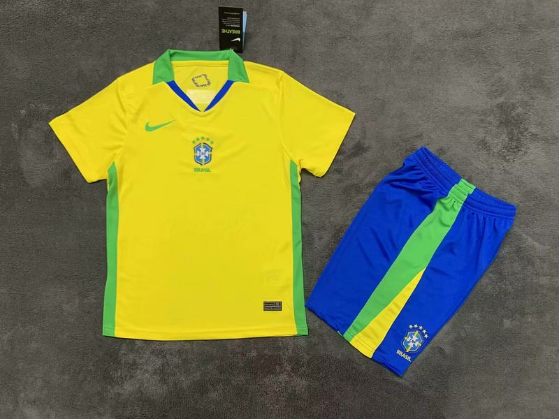 Ensemble de football enfant 25-26 Brésil — Domicile