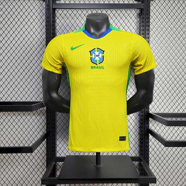 Maillot de football 25-26 Brésil — Domicile · Version joueur