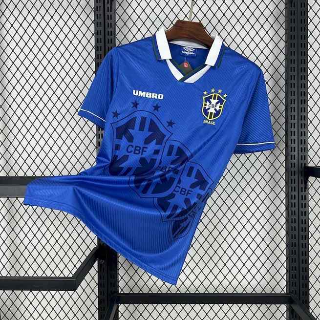 Maillot de football Brésil Coupe du monde — 1994 · Extérieur · Rétro