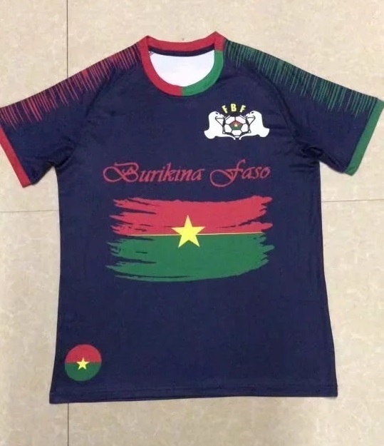Burkina Faso away royal blue soccer jersey 2020