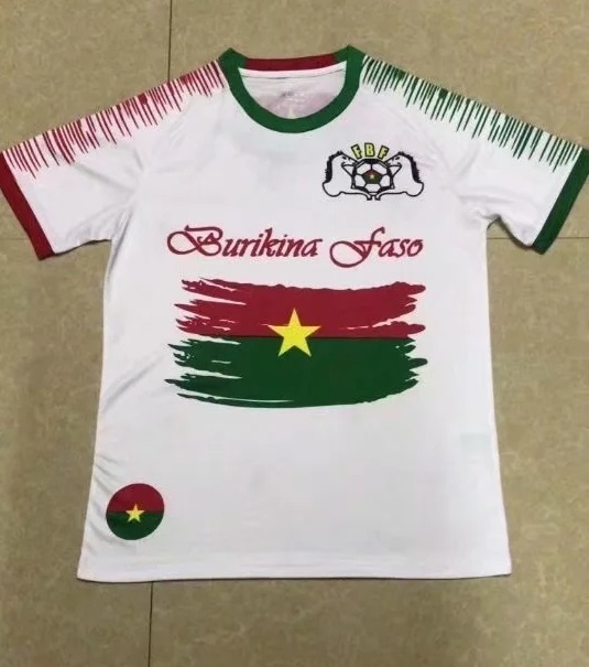 Maillot de football Burkina Faso blanc — 2020 · Domicile
