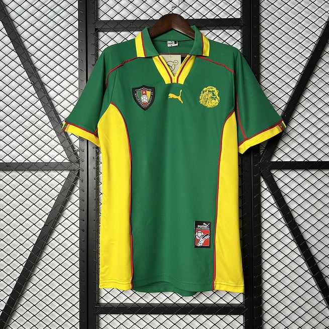 Maillot de football Cameroun — 1998 · Domicile · Rétro