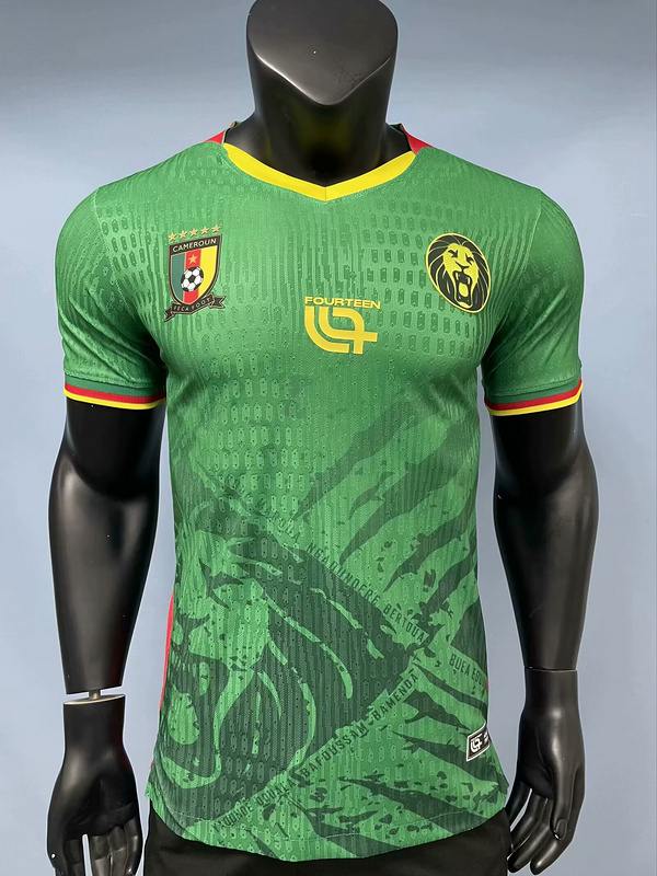 25-26 Cameroon Green player version jersey