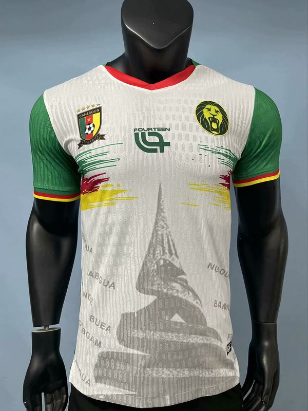 25-26 Cameroon white player version jersey