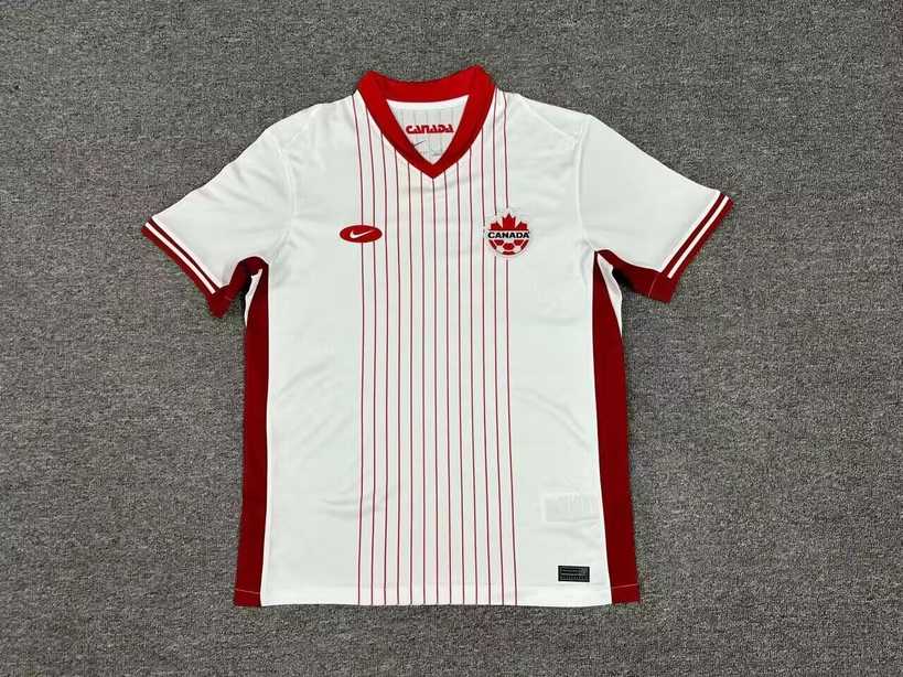 Maillot de football Canada blanc — 2024 · Extérieur