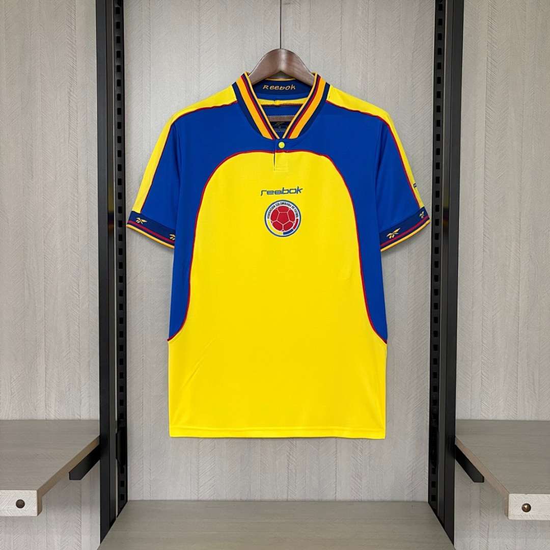 2001 Colombia Home Retro Jersey S-XXL