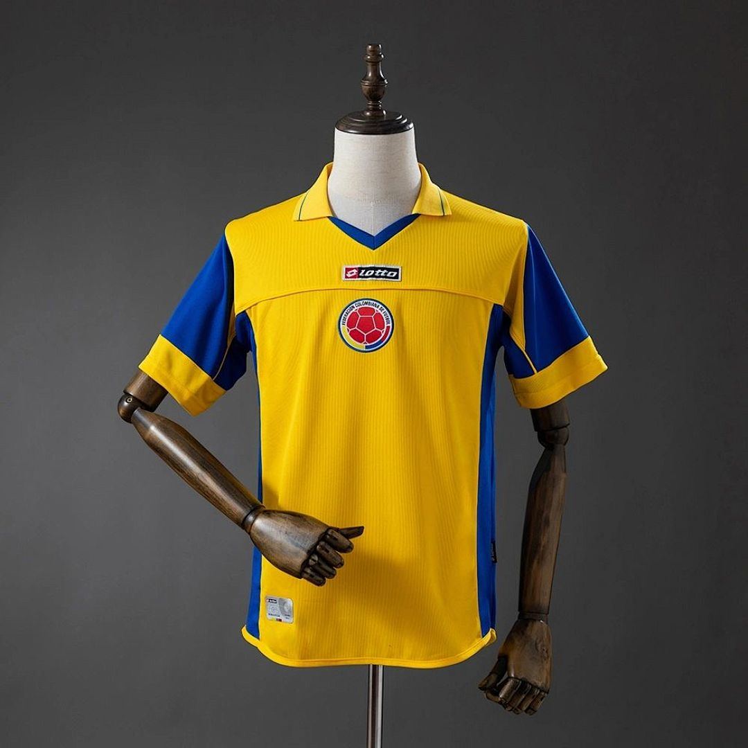 Maillot de football Colombie — 2003/05 · Domicile · Rétro · tailles S–XXL