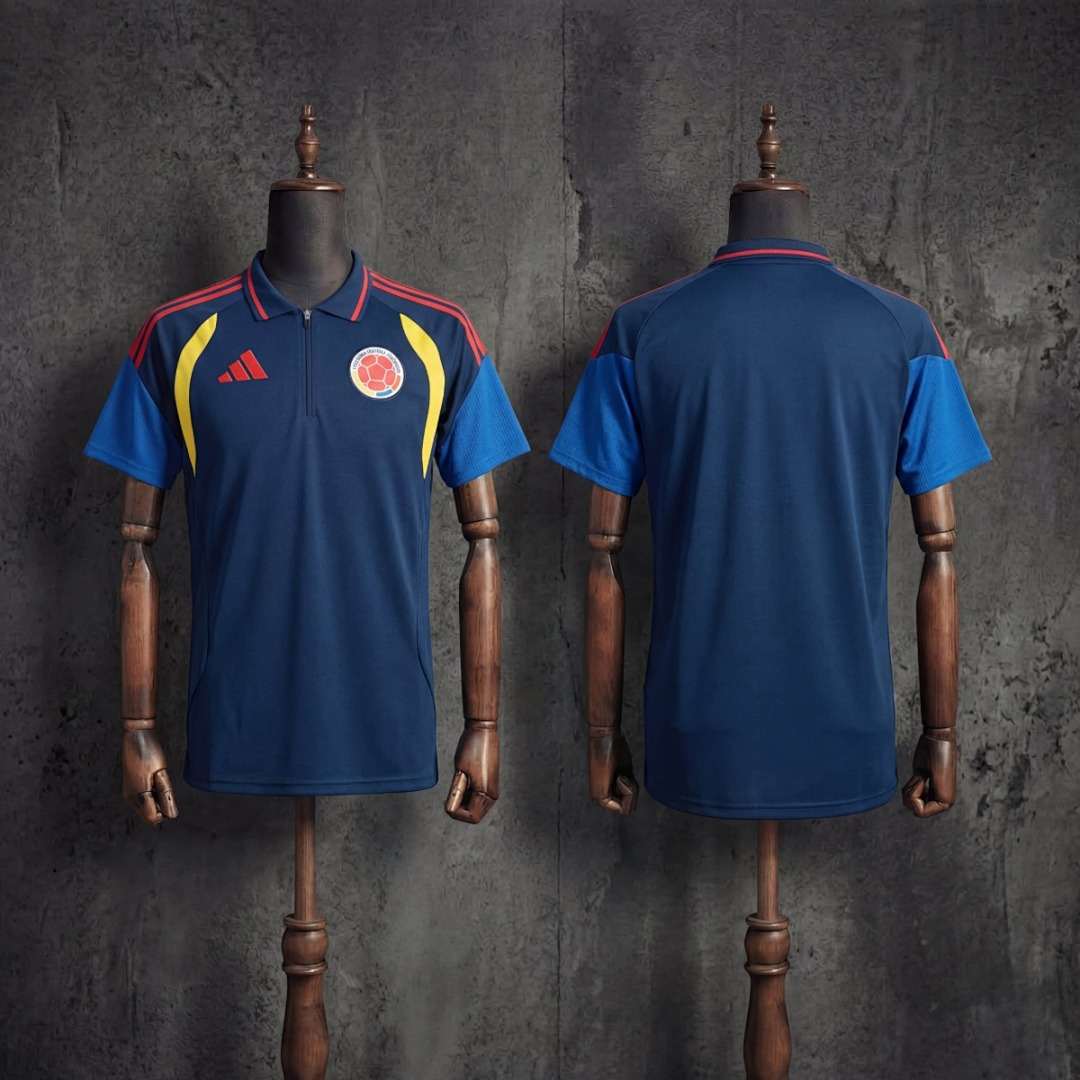 Polo Colombie entraînement — 2026 · tailles S–4XL