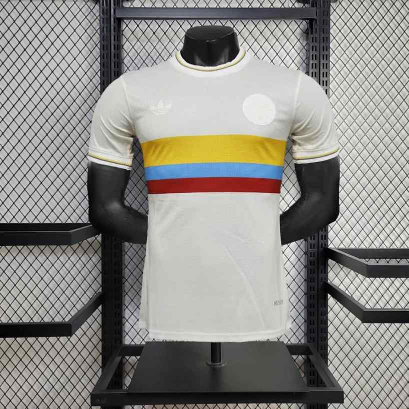 24/25 Colombia 100th Anniversary Edition White Player Version Jersey S-XXL