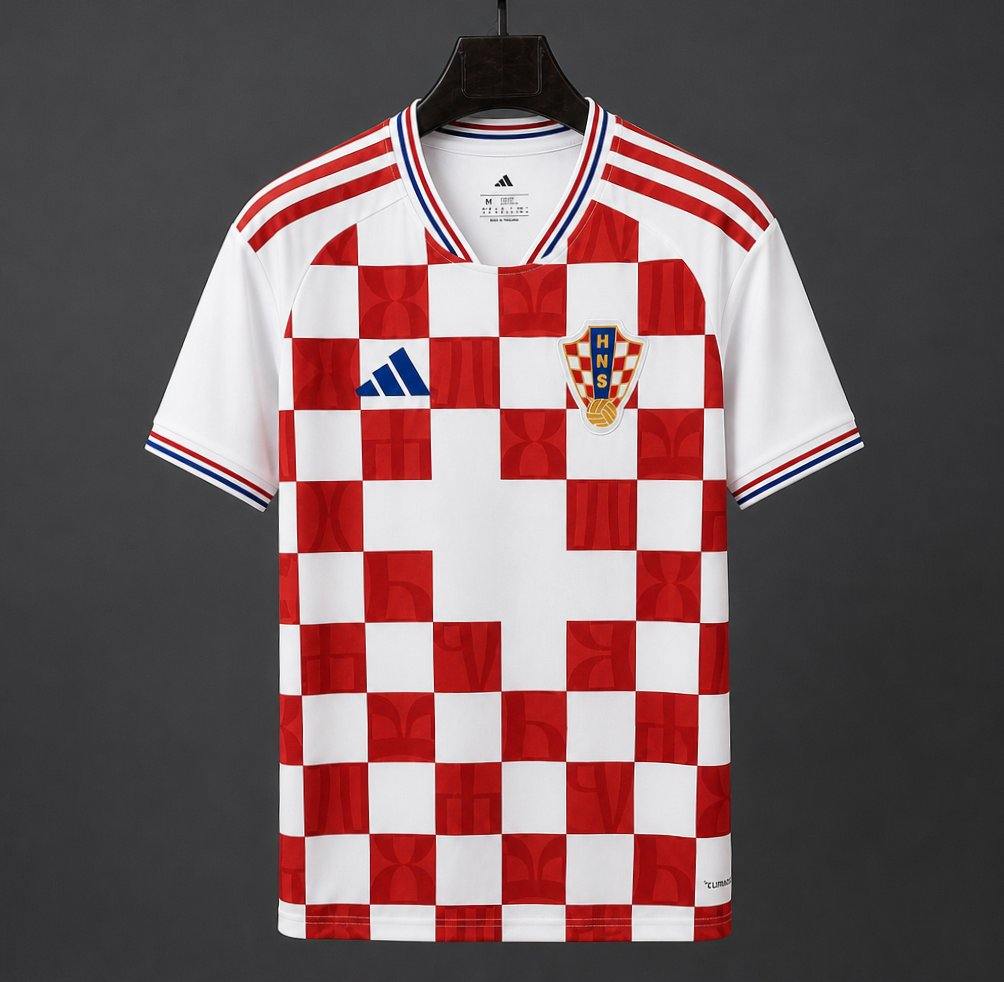 2026/27 Croatia Home Soccer Jersey S-2XL