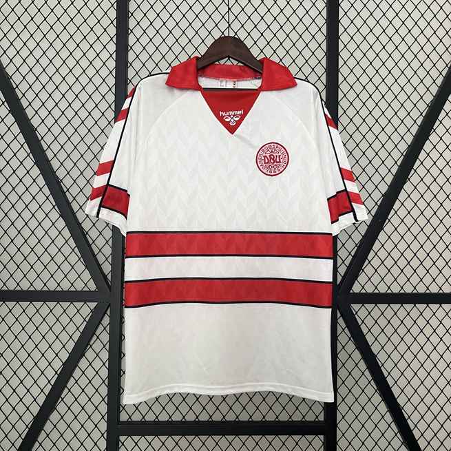1988 Denmark away retro jersey
