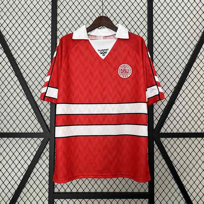 Maillot de football Danemark — 1988 · Domicile · Rétro