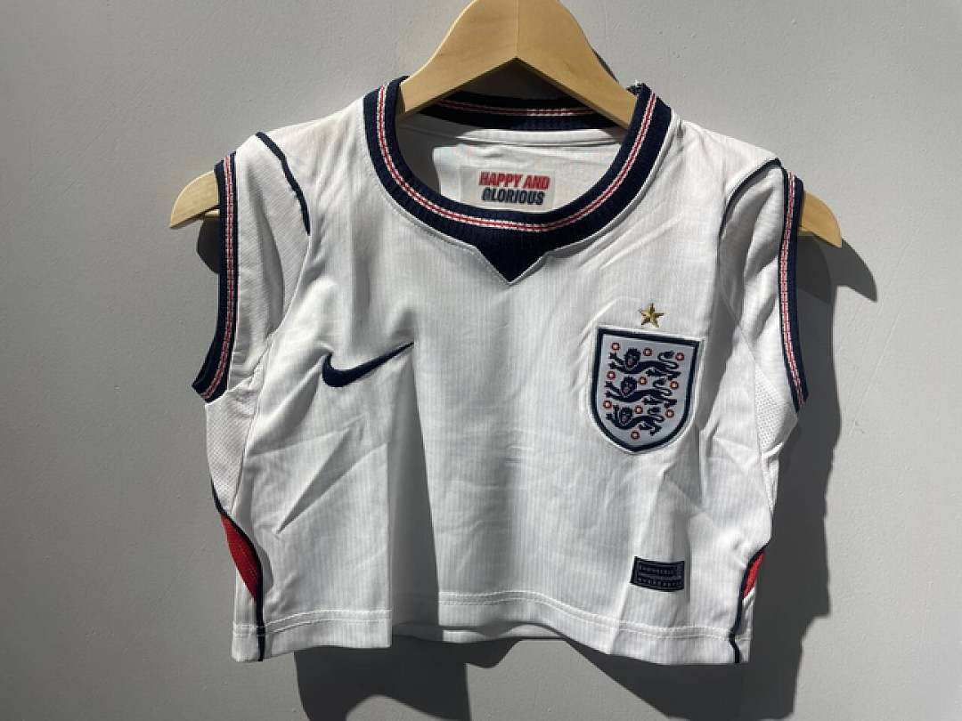Maillot de football femme Angleterre haut court — 2026 · Domicile · tailles S–2XL