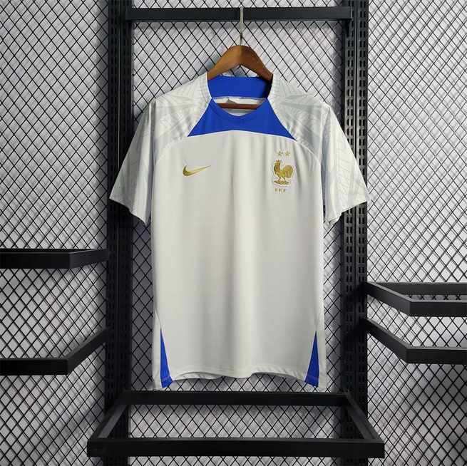 2022 France white training shirt