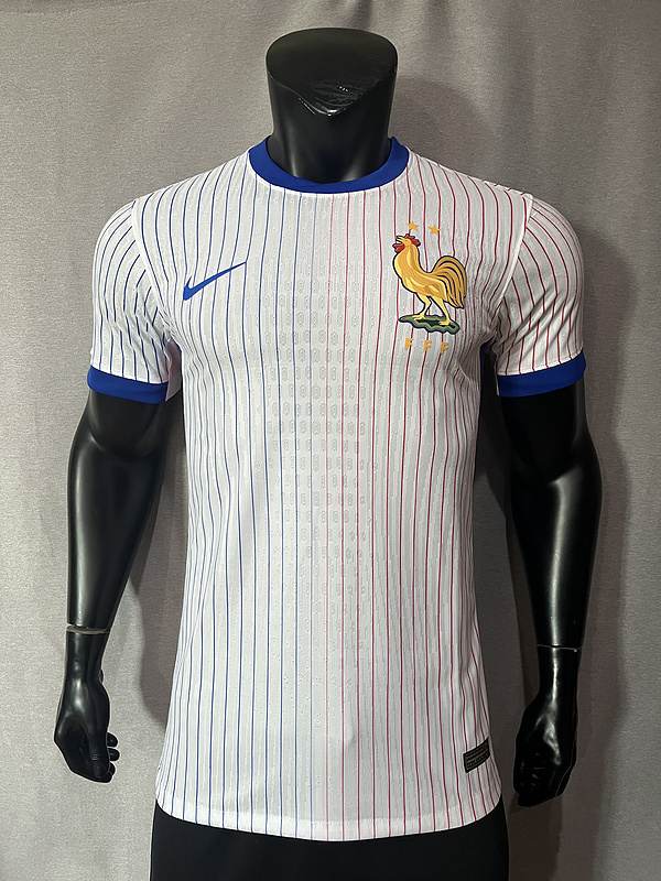 2024 France away white player version jersey