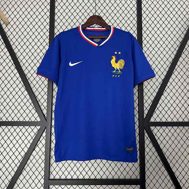 2024 France home blue jersey