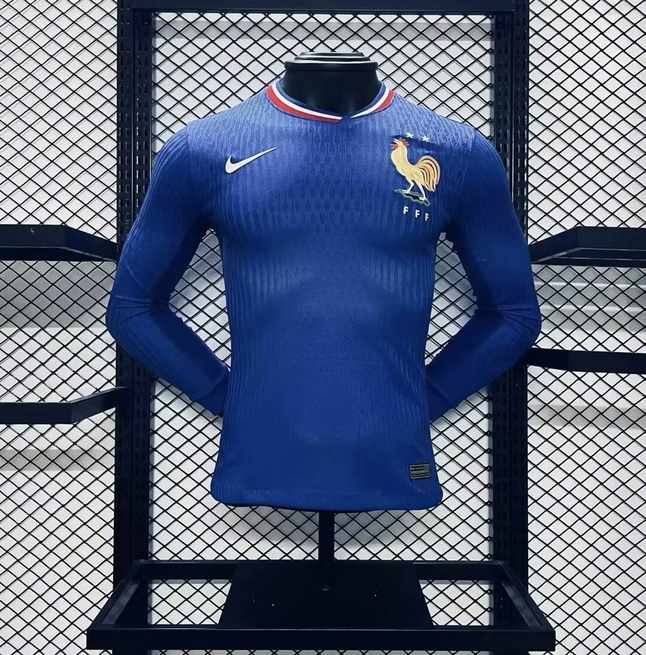 2024 France home long sleeve player version jersey