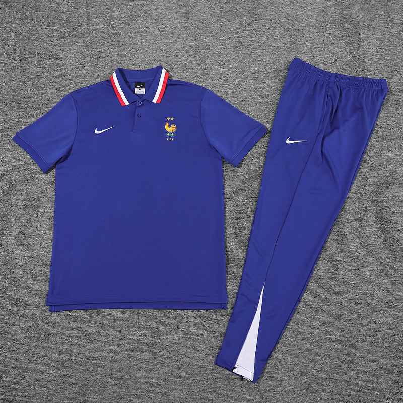 25-26 France Blue POLO suit