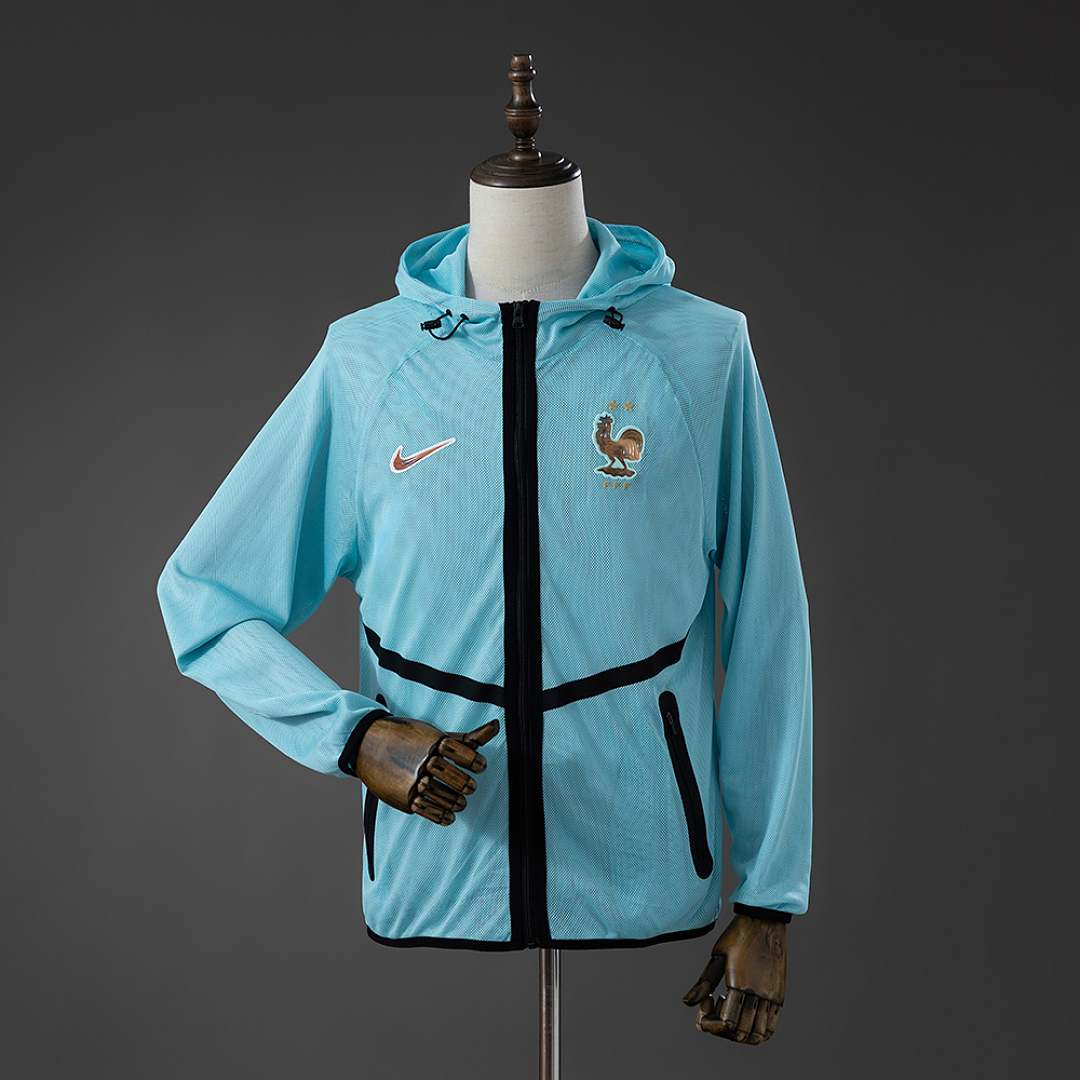 France 2026 Men's Football Anthem Jacket - Light Blue S-XXL