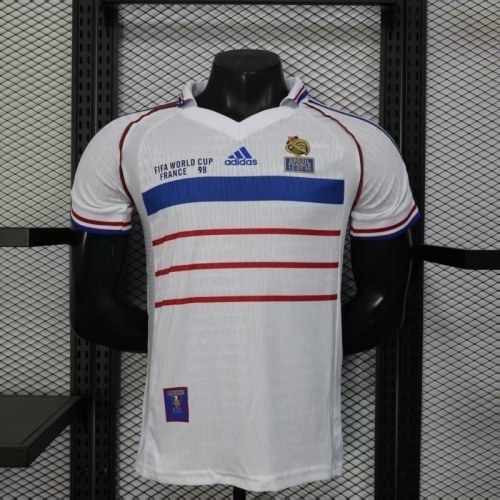Maillot de football France — 1998 · Extérieur · Version joueur · Rétro