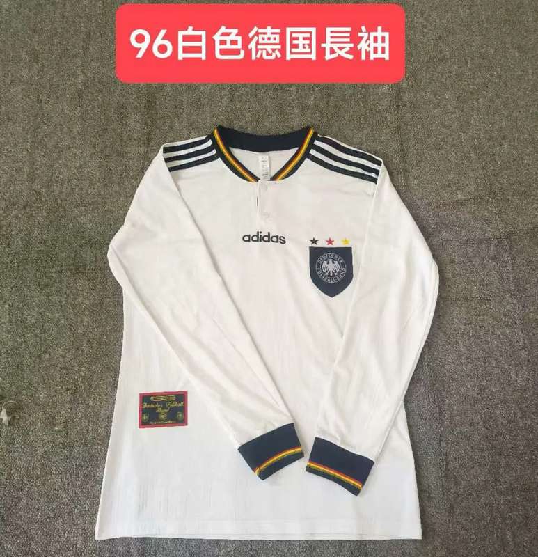 Maillot de football Allemagne — 1996 · Domicile · Rétro · Manches longues