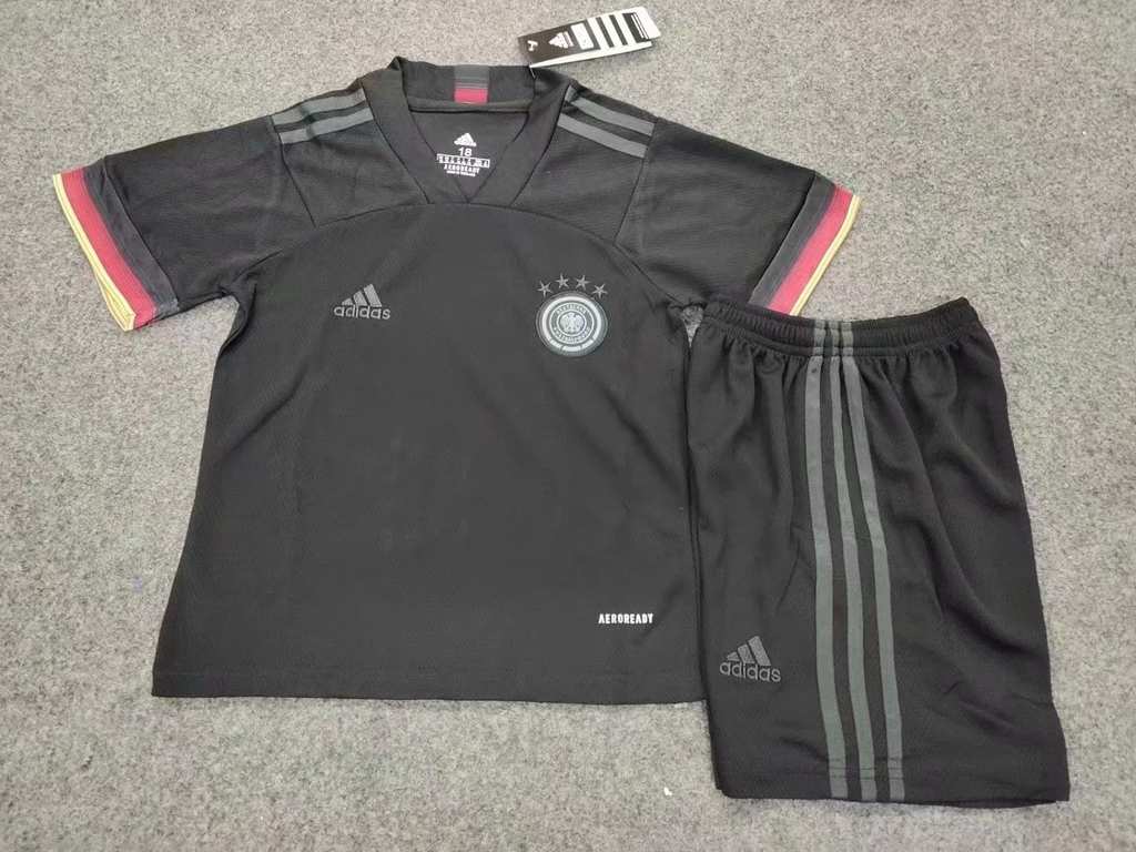 2021Germany away black kid kits