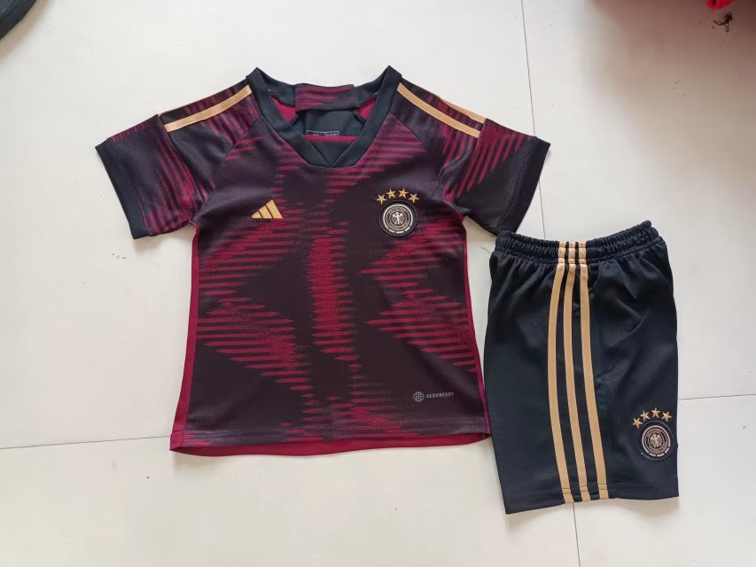 2022 Germany away kids kit