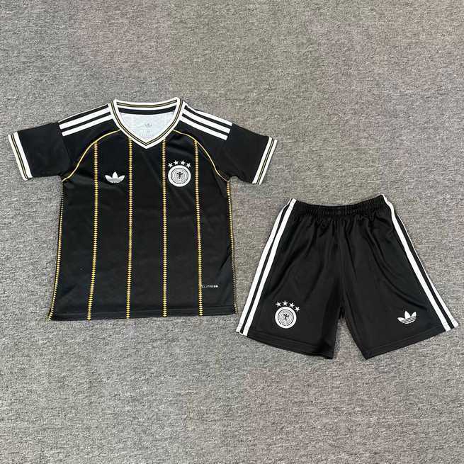 2026 Germany Black Third Away Kids Kit Jersey Size 16-28