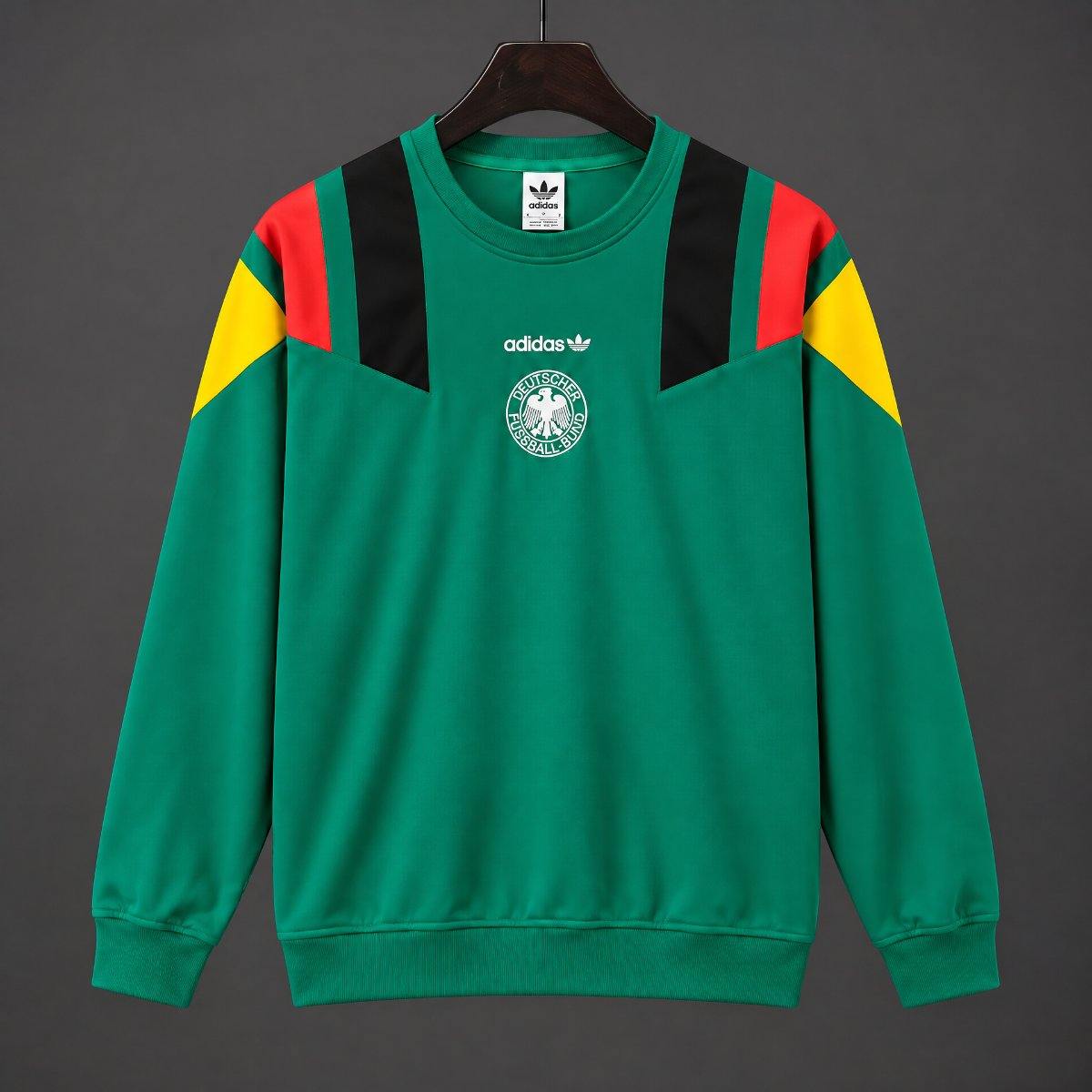 2026 Germany EQT Green Long Sleeve Sweatshirt S-3XL