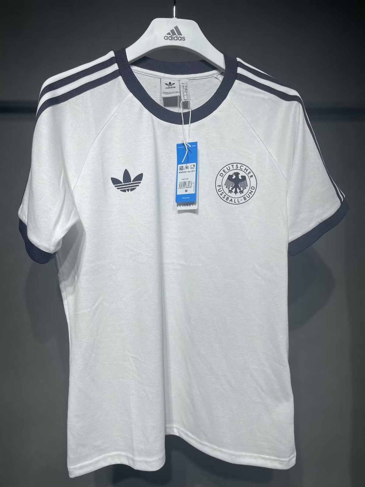 Maillot de football Allemagne blanc — Rétro