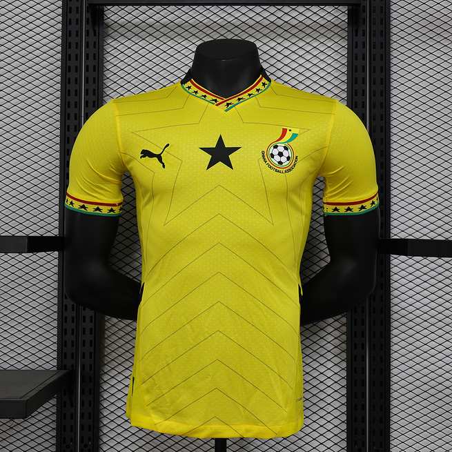 24-25 Ghana yellow player version jersey