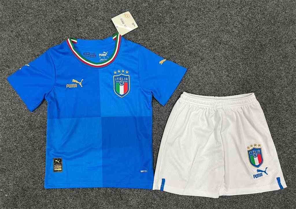 Ensemble de football enfant Italie — 2022 · Domicile