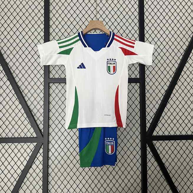 2024 Italy away white kid kit
