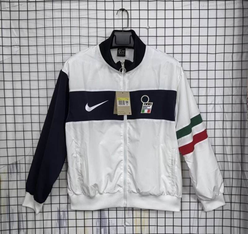 Coupe-vent 25-26 Italie blanc et noir