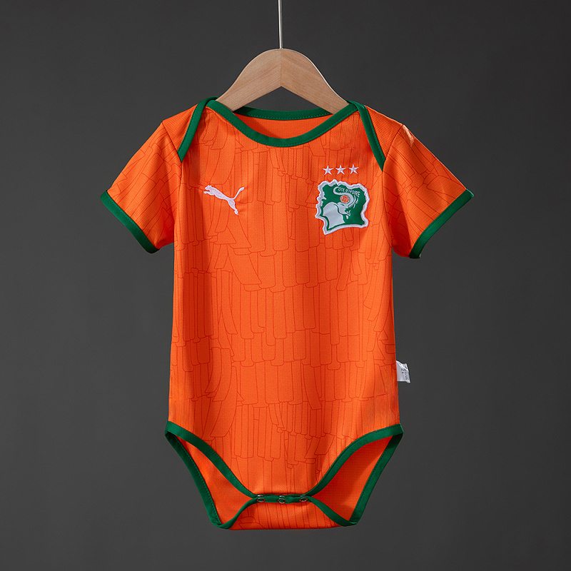 Maillot de football bébé Côte d’Ivoire 9/12 — 2026 · Domicile