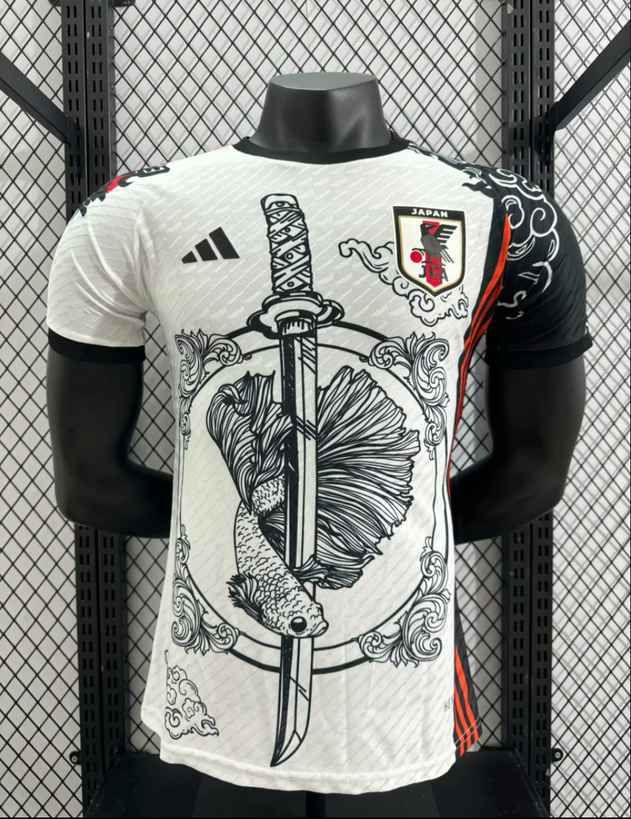 2024 Japan tsubasa white player version jersey
