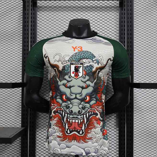 2024 Japan white and green special player version jersey