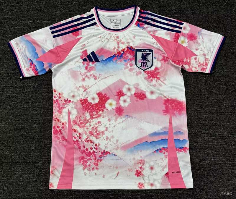 24-25 Japan white and pink special jersey