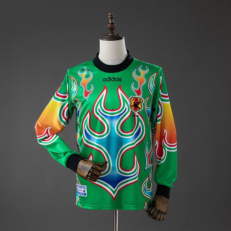 Maillot de football Japon GK — 1998 · Rétro · Manches longues · tailles S–XXL