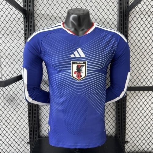 Japon 2025/26 domicile à manches longues version joueur taille S-2XL