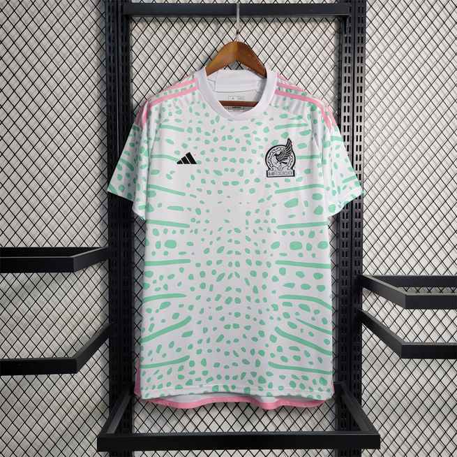 2023 Mexico White with green and pink